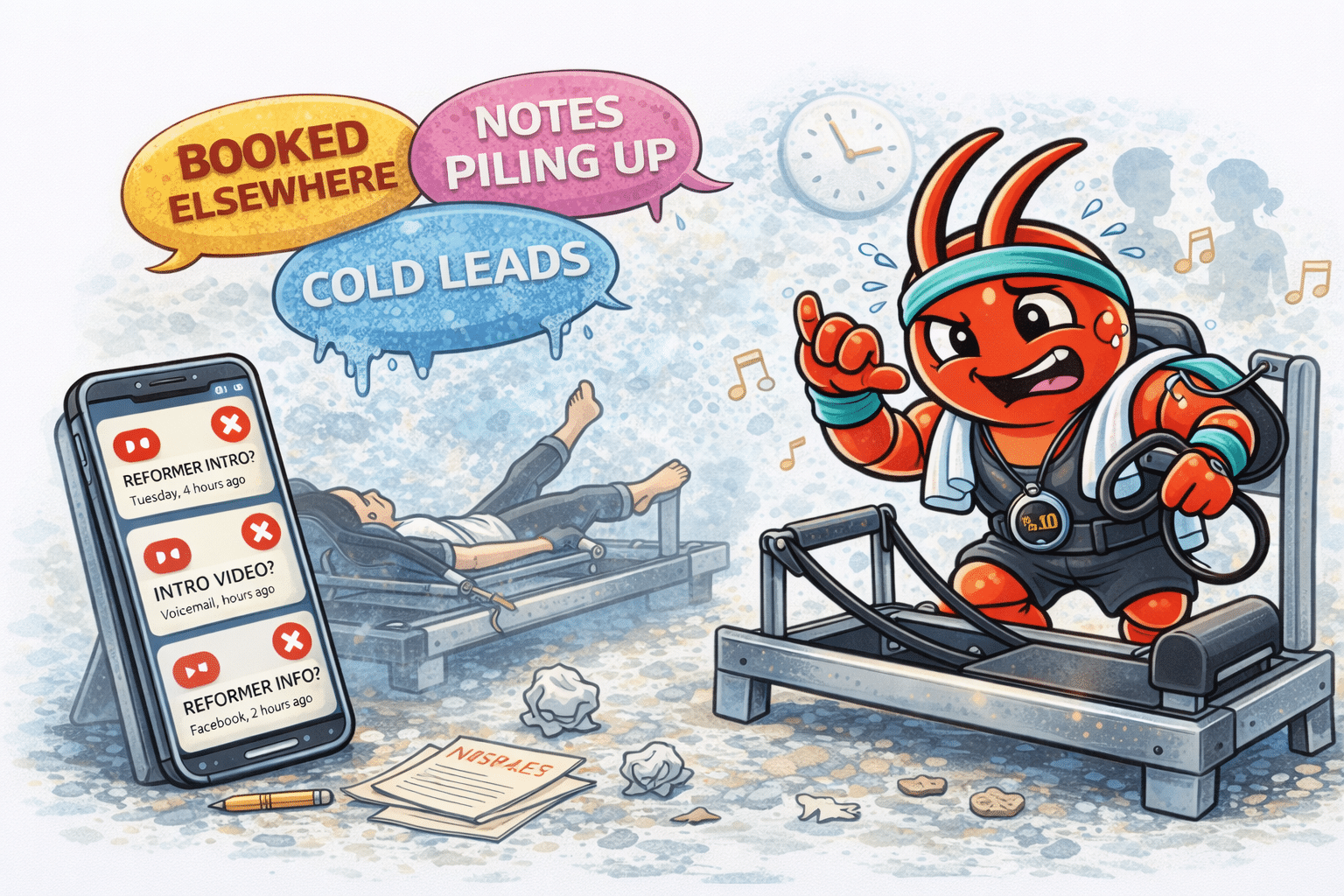 AI agents for Melbourne Pilates studios - Intro Enquiries Go Cold While You're Teaching