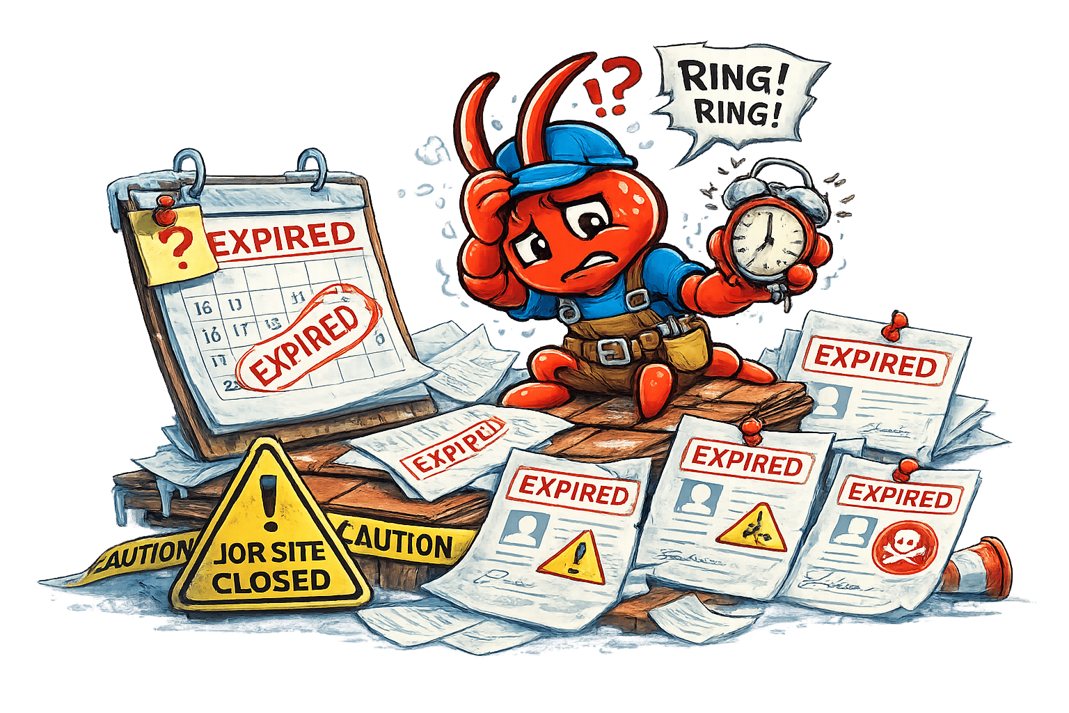 AI agents for Melbourne roofers - Licence and Cert Renewals Slip
