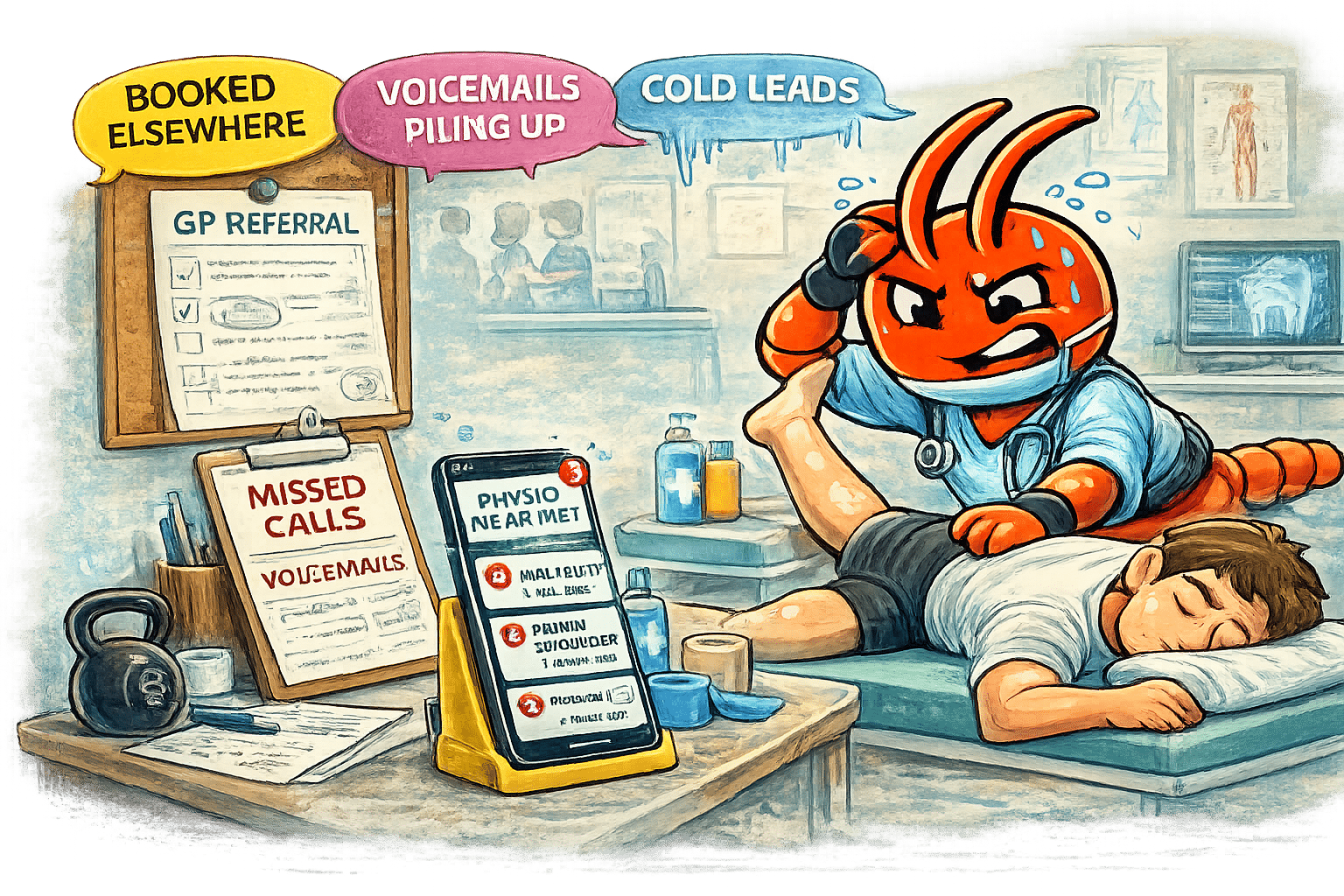 AI agents for Melbourne physiotherapists - New Patient Enquiries Go Cold While You're Treating Patients