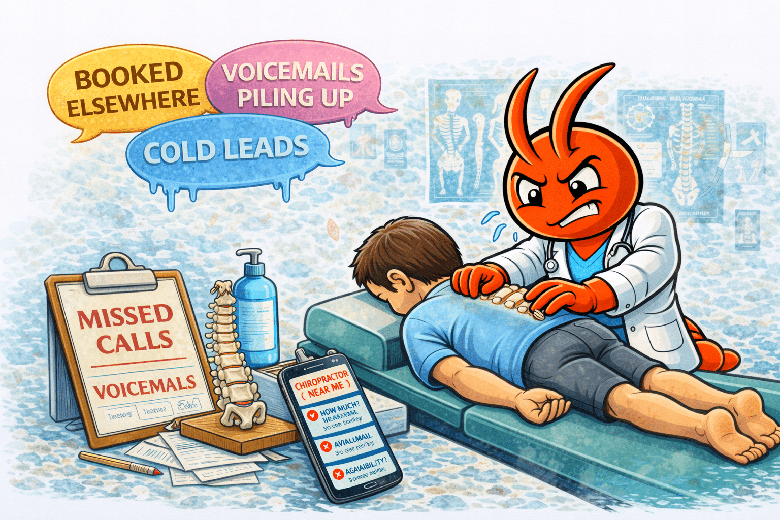 AI agents for Melbourne chiropractors - New Patient Enquiries Go Cold While You&rsquo;re With Patients