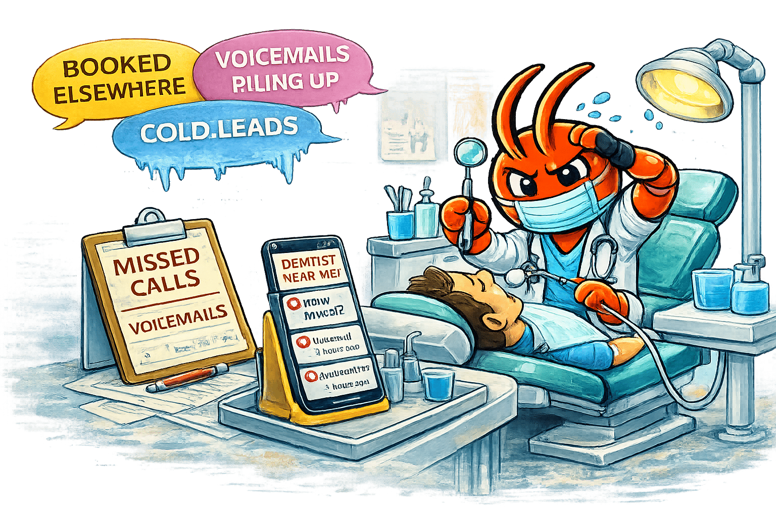 AI agents for Melbourne dental clinics - New Patient Enquiries Go Cold While You're in the Chair