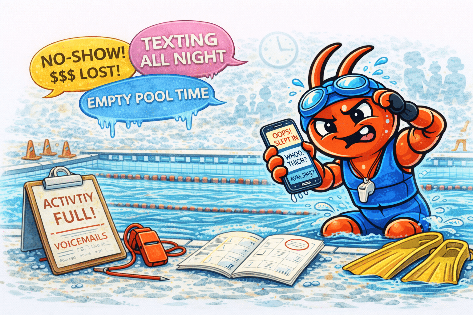AI agents for Melbourne swimming schools - No-Shows Waste Pool Time and Instructor Capacity