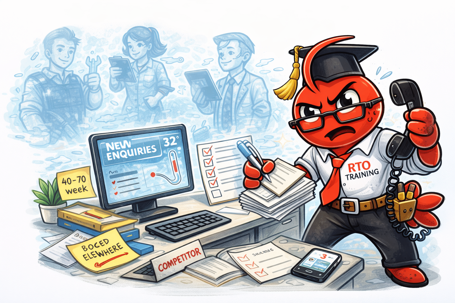 AI Workers for Melbourne businesses - Student Enquiries Go Cold