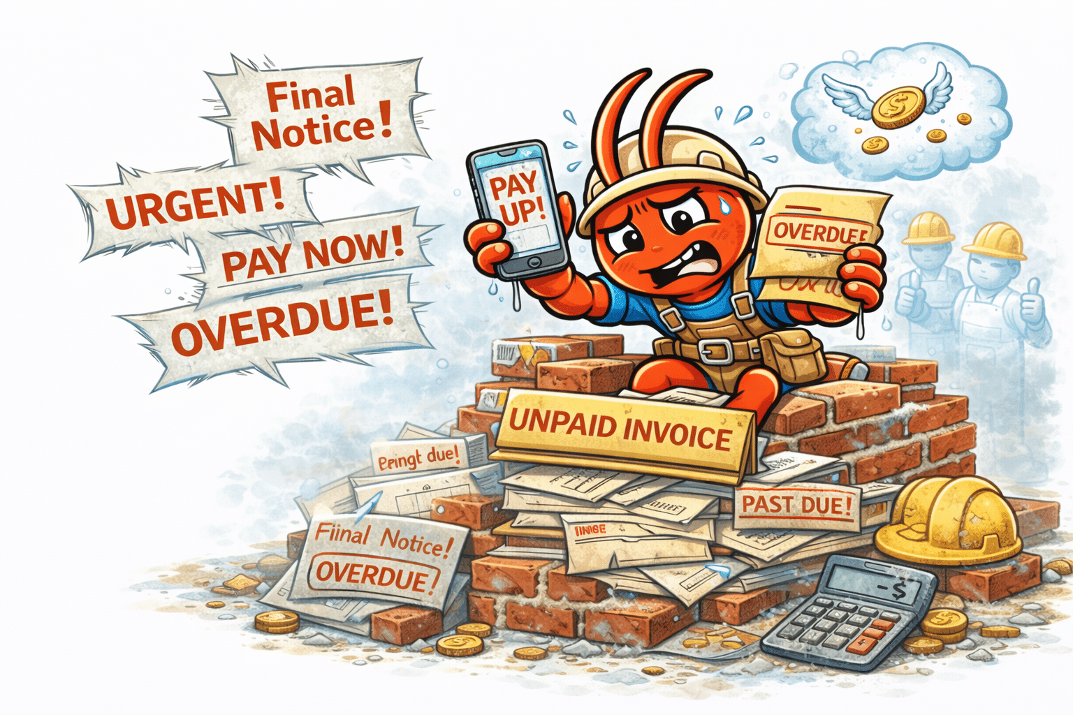 AI agents for Melbourne bricklayers - Unpaid Invoices Stack Up