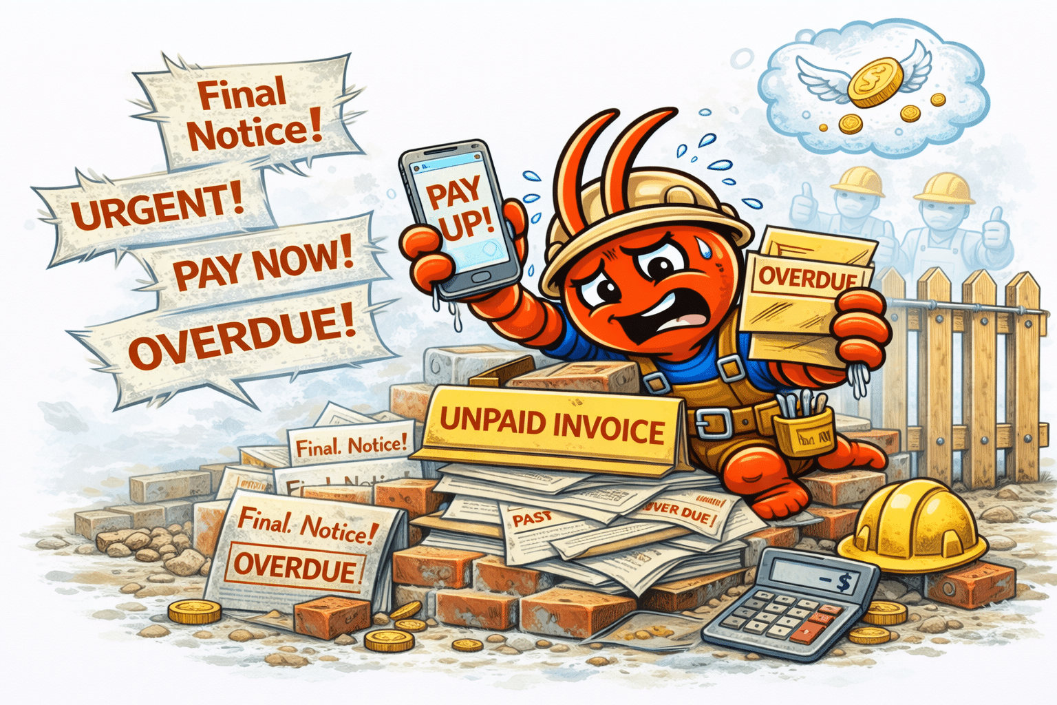 AI agents for Melbourne fencers - Unpaid Invoices Stack Up