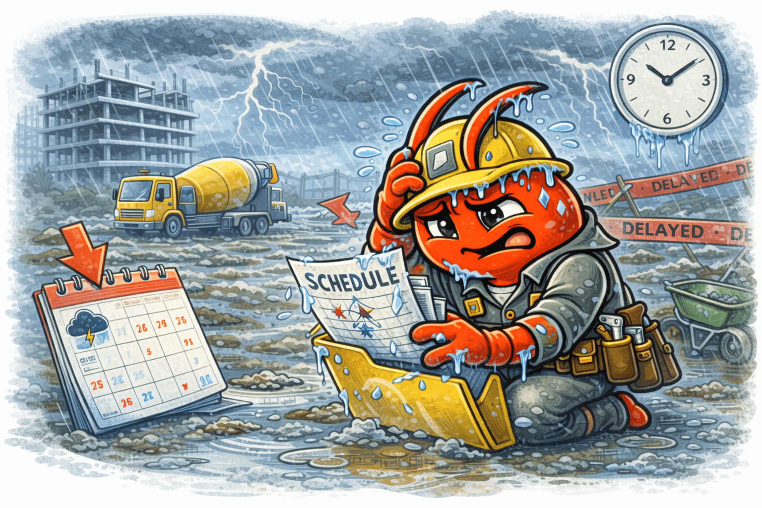 AI agents for Melbourne concreters - Weather Delays Kill Your Schedule